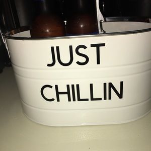 Mimi vintage cooler with bottle opener attached